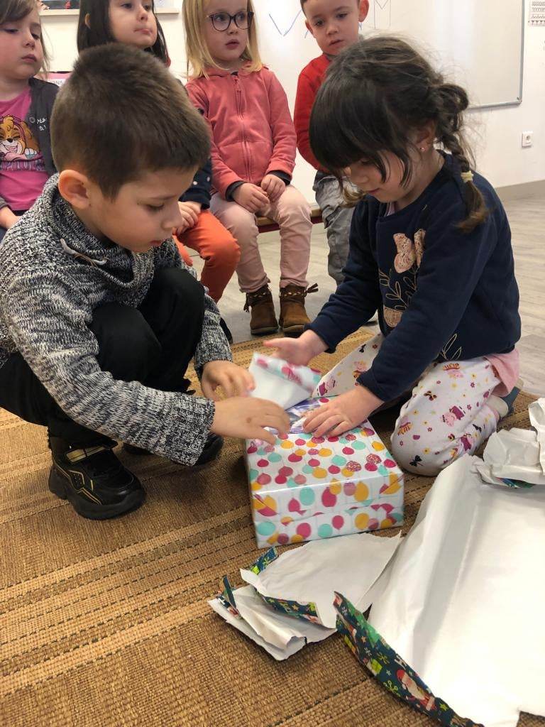 Passage du Père Noël dans les classes !