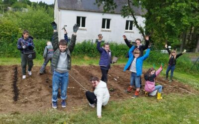 Le potager prend racine grâce aux élèves